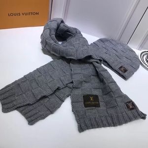 Louis Vuitton Hat and Scarf Set